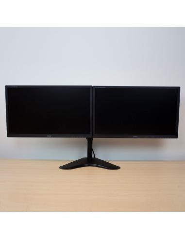 Ewent EW1536 Soporte de Mesa para 2 Monitores 13 - 32" Máx. 8Kg Negro