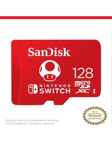 SanDisk Tarjeta de Memoria SDXC 128GB para Nintendo Switch