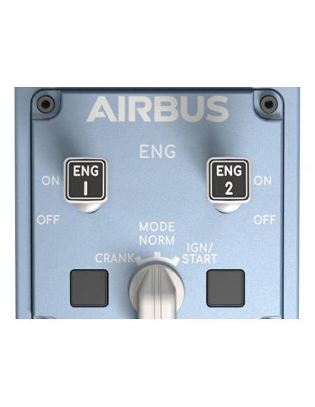 Thrustmaster TCA Quadrant Airbus Edition Negro Azul Simulador de Vuelo PC