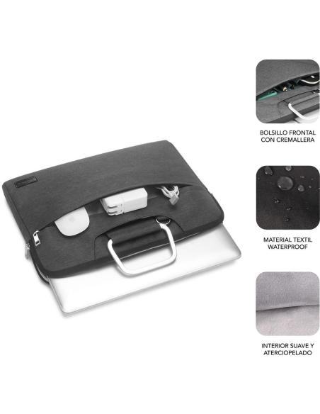 Subblim Business Sleeve Gris Funda para Portátiles hasta 15.6"