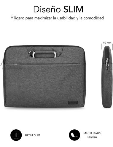 Subblim Business Funda para Portátiles hasta 15.6" Gris