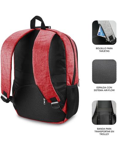 Subblim Urban Lock Mochila para Portátil 16" Rojo