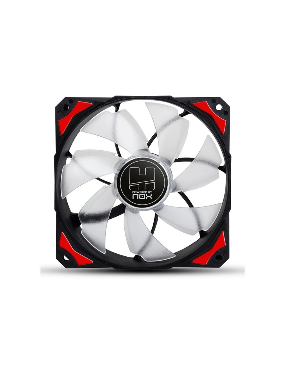 NOX H-Fan Ventilador 120mm LED Rojo