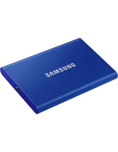 Samsung T7 Disco Duro SSD PCIe NVMe USB 3.2 2TB Azul