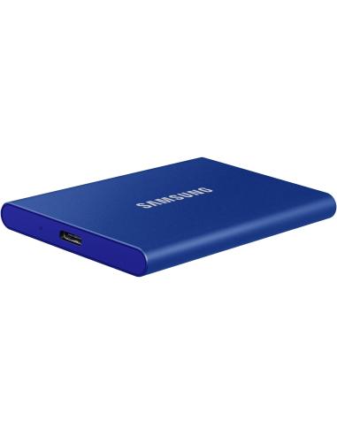 Samsung T7 Disco Duro SSD PCIe NVMe USB 3.2 2TB Azul