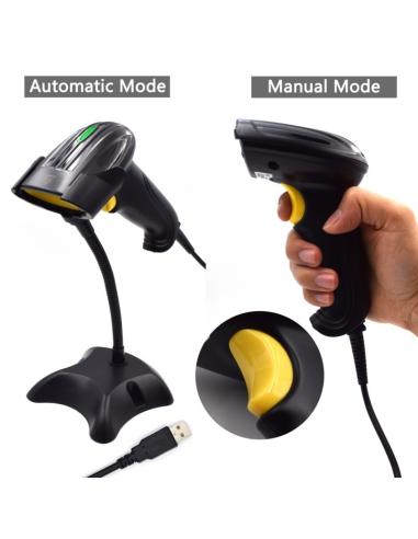 Ewent EW3400 Lector Código de Barras Laser 1D USB