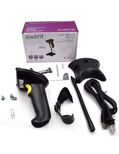 Ewent EW3400 Lector Código de Barras Laser 1D USB