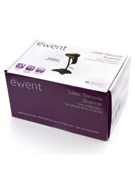 Ewent EW3400 Lector Código de Barras Laser 1D USB