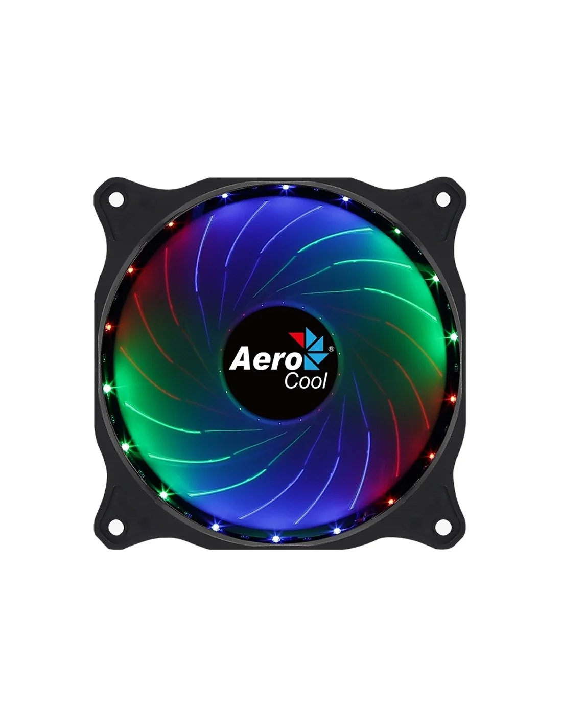 Aerocool Ventilador COSMO12  frgb, 12cm fixed rgb