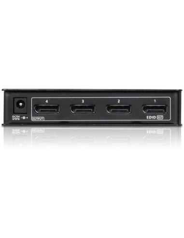 Aten VS194-AT-G Splitter 4 Puertos DisplayPort Negro
