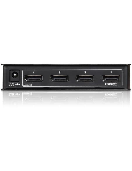 Aten VS194-AT-G Splitter 4 Puertos DisplayPort Negro