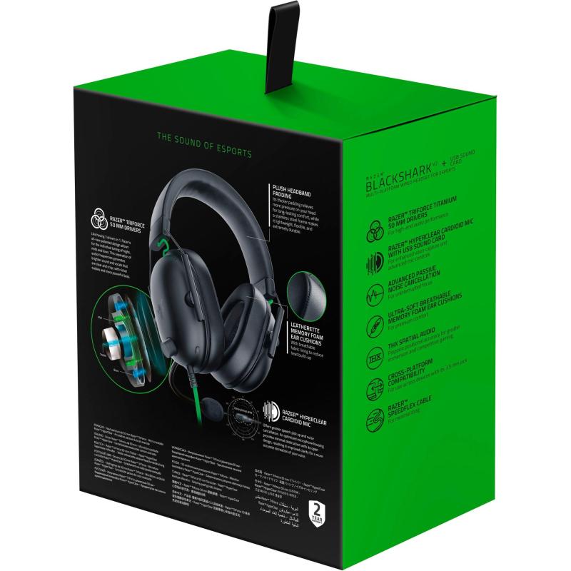 Razer BlackShark V2 X Auriculares Gaming 7.1 Multiplataforma