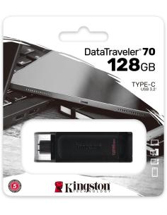 Kingston DataTraveler 70 128GB USB-C Negro-1334886