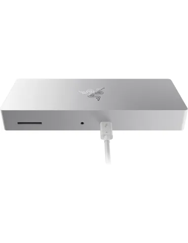 Razer Thunderbolt 4 Dock 8 en 1  USB-A/USB-C/ Mini Jack/RJ-45/SD Blanca