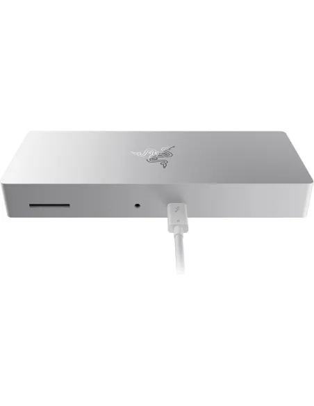 Razer Thunderbolt 4 Dock 8 en 1  USB-A/USB-C/ Mini Jack/RJ-45/SD Blanca