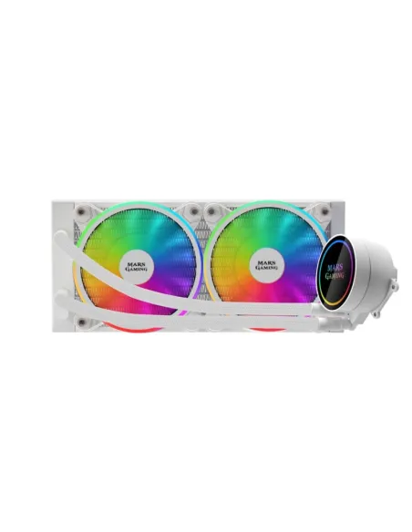 Mars Gaming ML240W Dual ARGB Kit de Refrigeración Líquida 240mm Blanco