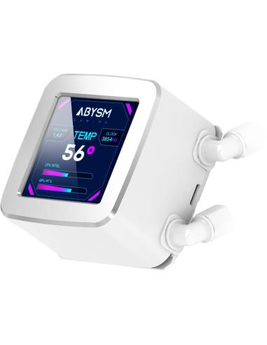 Abysm Oceanic LCD 360 ARGB Kit de Refrigeración Líquida 360mm Blanco