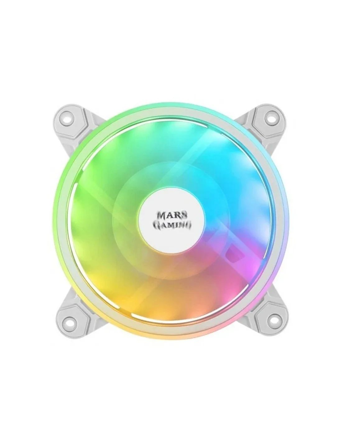 Mars Gaming MFX Ventilador Suplementario ARGB Dual 120mm Blanco