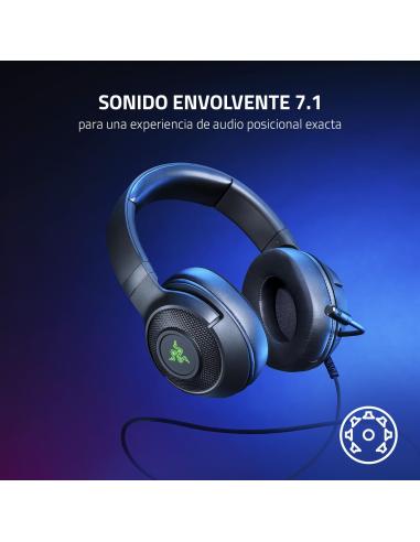 Razer Kraken V3 X Auriculares Gaming USB 7.1 Negros