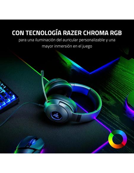 Razer Kraken V3 X Auriculares Gaming USB 7.1 Negros
