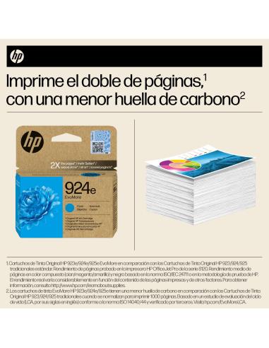 HP EvoMore 924E Cartucho de Tinta Cian