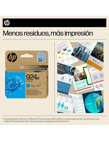 HP EvoMore 924E Cartucho de Tinta Cian