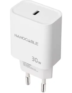 Nanocable 10.10.2009 Cargador USB-C 30W Blanco-AATCAT0429