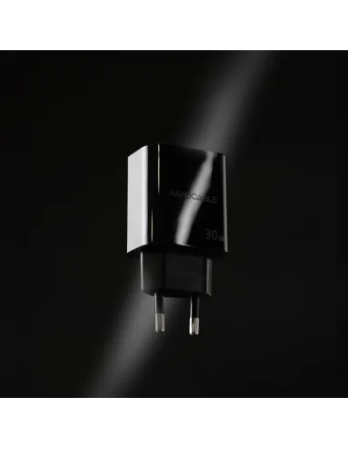 Nanocable 10.10.2010 Cargador USB-C 30W Negro