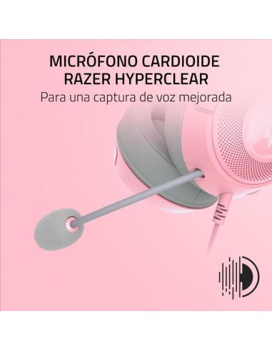 Kraken Kitty V2 Auriculares RGB Gaming Rosas