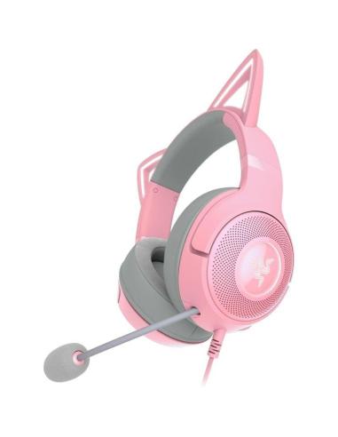 Kraken Kitty V2 Auriculares RGB Gaming Rosas