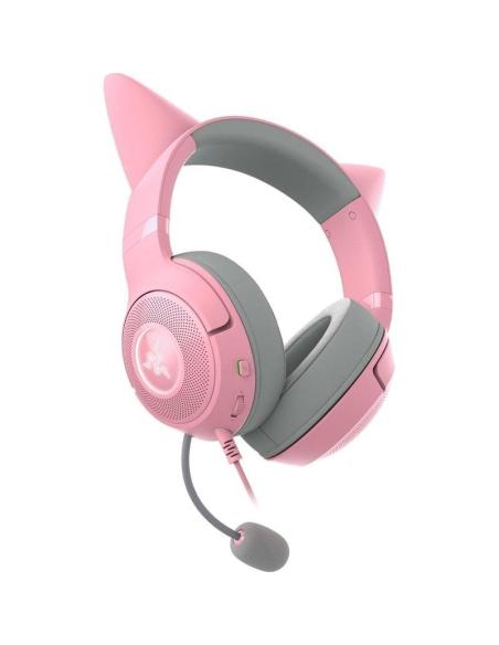 Kraken Kitty V2 Auriculares RGB Gaming Rosas