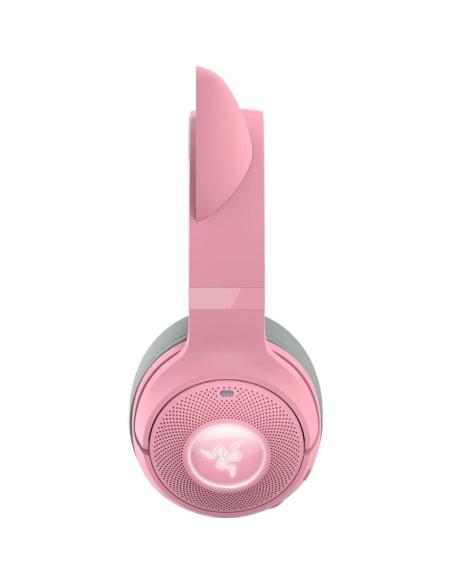 Kraken Kitty BT V2 Quartz Edition Auriculares RGB Gaming Inalámbricos Rosas