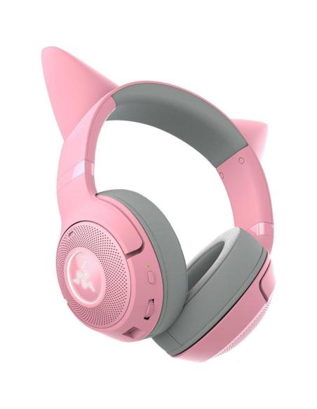Kraken Kitty BT V2 Quartz Edition Auriculares RGB Gaming Inalámbricos Rosas