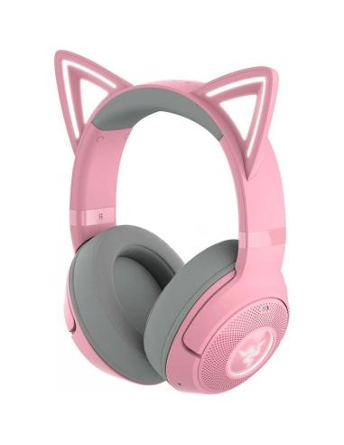 Kraken Kitty BT V2 Quartz Edition Auriculares RGB Gaming Inalámbricos Rosas