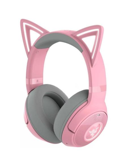 Kraken Kitty BT V2 Quartz Edition Auriculares RGB Gaming Inalámbricos Rosas