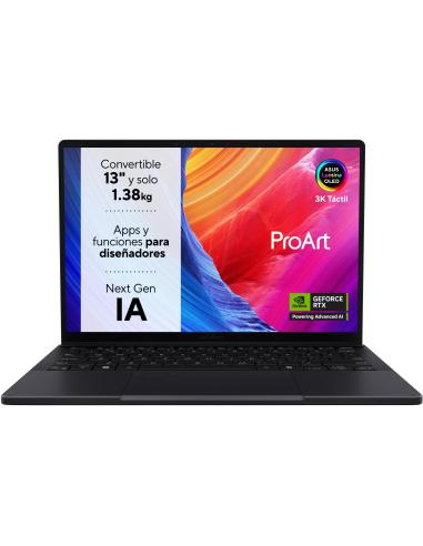 Asus ProArt PX13 OLED HN7306WI-LX014W AMD Ryzen AI 9 HX 370/32GB/1TB SSD/RTX 4070/13.3" W11 Home