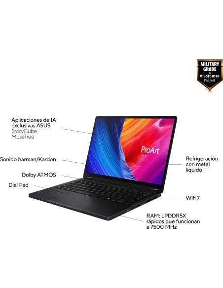 Asus ProArt PX13 OLED HN7306WI-LX014W AMD Ryzen AI 9 HX 370/32GB/1TB SSD/RTX 4070/13.3" W11 Home