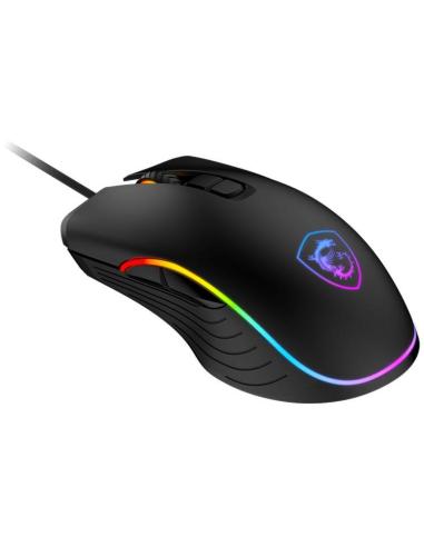 MSI Forge GM300 Ratón Óptico Gaming 7200 DPI Negro