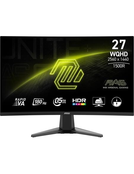 MSI MAG 27CQ6F 27" LCD VA QuadHD Curvo Negro