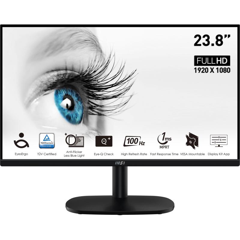 MSI Pro MP245V 23.8" LCD IPS FullHD Negra