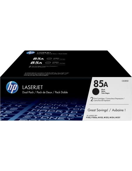 HP 85A CE285AD Tóner Original Negro Pack Doble