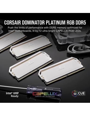 Corsair Dominator Platinum RGB DDR5 5600MHz 64GB (2x32GB) CL40 Blanca