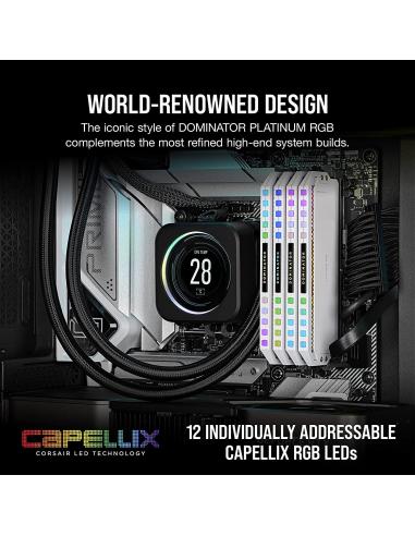 Corsair Dominator Platinum RGB DDR5 5600MHz 64GB (2x32GB) CL40 Blanca