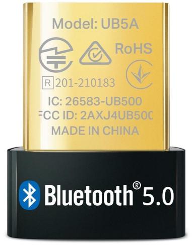 TP-Link UB5A Nano Adaptador USB Inalámbrico 2.0 Bluetooth 5.0 Banda Única Negro