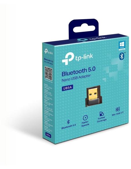TP-Link UB5A Nano Adaptador USB Inalámbrico 2.0 Bluetooth 5.0 Banda Única Negro