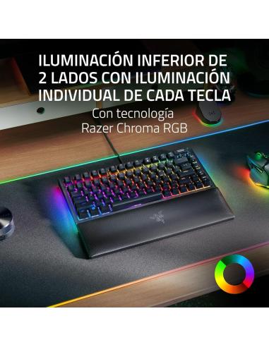 Razer BlackWidow V4 75% Teclado Mecánico RGB USB Negro