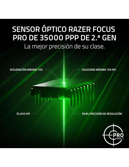 Razer Viper V3 Pro Ratón Gaming Inalámbrico 35000 DPI Blanco