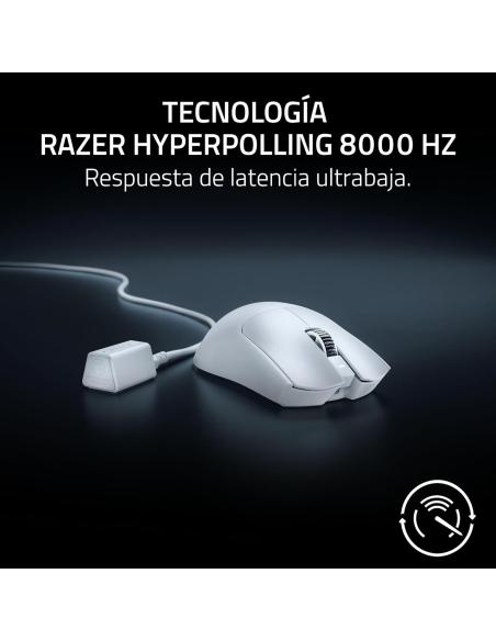 Razer Viper V3 Pro Ratón Gaming Inalámbrico 35000 DPI Blanco