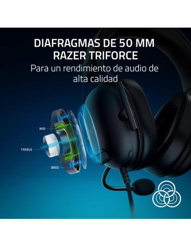 Razer Blackshark V2 X for PlayStation Auriculares Gaming 7.1 Negros