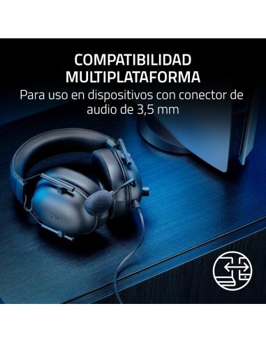 Razer Blackshark V2 X for PlayStation Auriculares Gaming 7.1 Negros